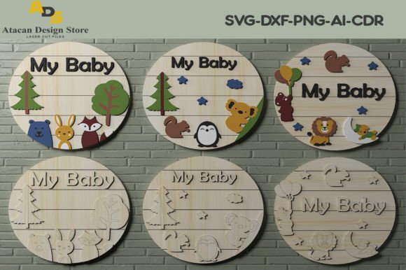 Download Baby Room Rounds Wall Hanger Decorations - Baby room Collection