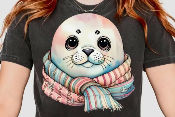 Download Cute Winter Seal Sublimation Designs Png - Premium Bundle