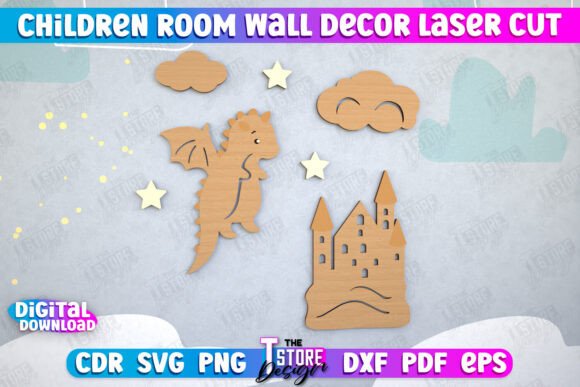 Download Wall Baby Room Decor Laser Cut Design - Baby room Collection