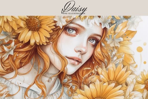 Download Daisy Innocence Beauty Woman in Flowers - Innocence Collection